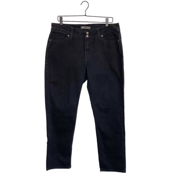 Levi's 529 Curvy Skinny Leg Black Jeans 16M 33 x 32 Black Tab 29" Inseam Measure - Picture 1 of 12